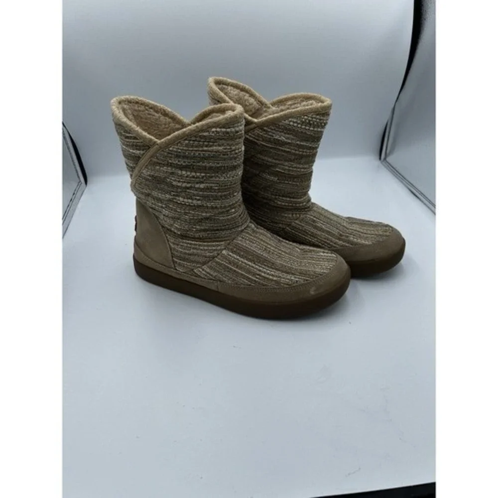 Sanuk Women's Big Bootah Brown Slip-On Winter Boot, Size 9